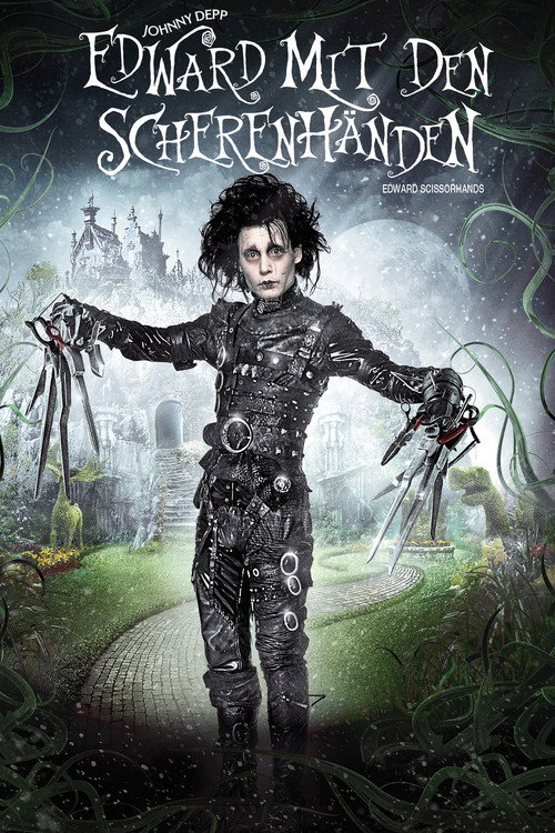 Plakat: Edward mit den Scherenhänden