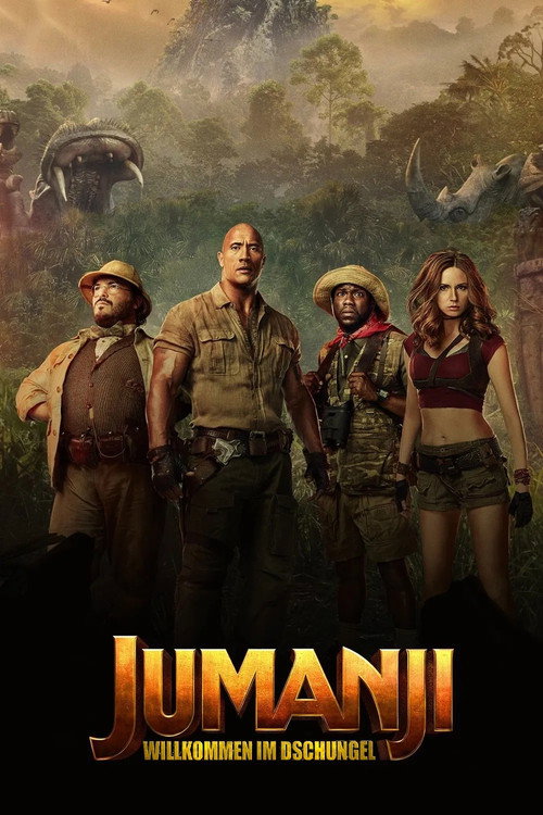 Plakat: Jumanji: Willkommen im Dschungel
