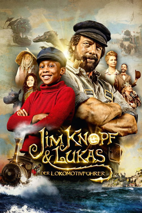 Plakat: Jim Knopf und Lukas der Lokomotivführer